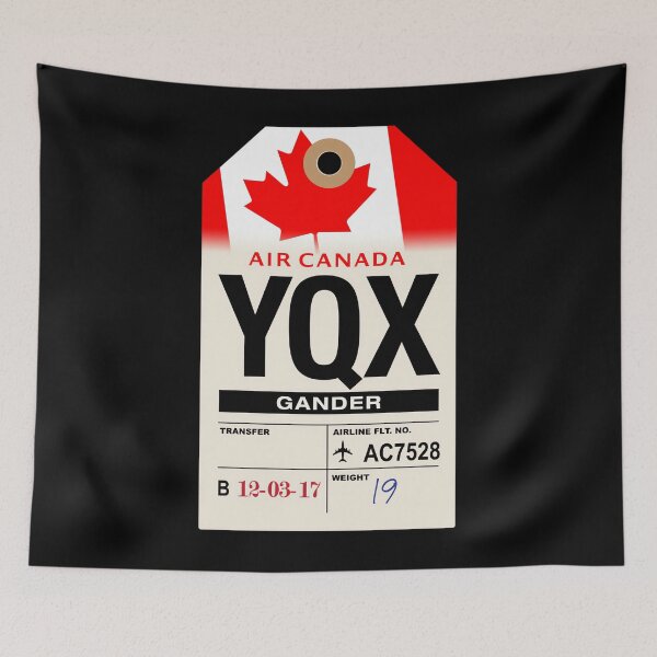 Item preview, Gander (YQX) Airline Luggage Tag  designed and sold by hayallcascoes.