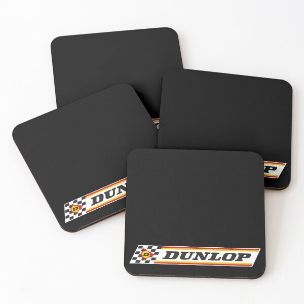 Item preview, Vintage Dunlop racing banner and sticker art designed and sold by Hecksploitation.