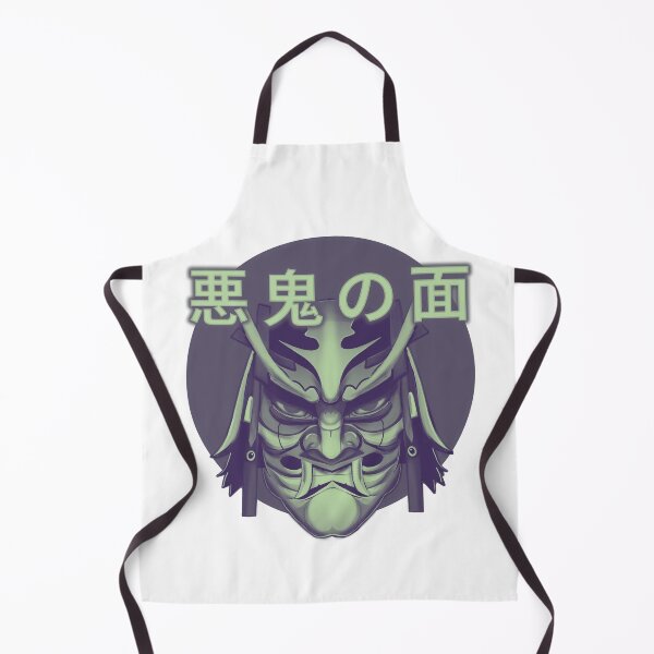 Item preview, Hannya Mask Japanese Kanji - 悪鬼の面 - Cyberpunk designed and sold by PVSKI.
