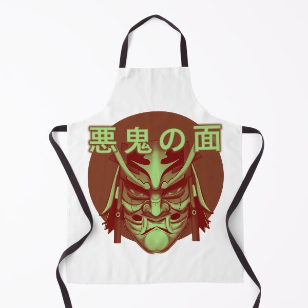 Item preview, Hannya Mask Japanese Kanji - 悪鬼の面 - Cyberpunk designed and sold by PVSKI.