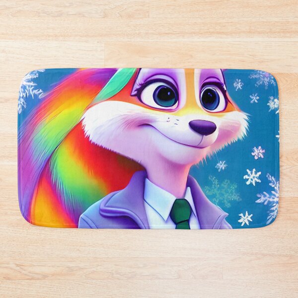 Item preview, Rainbow Christmas Fox - Jay designed and sold by LuliandFriends.