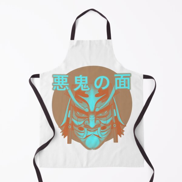 Item preview, Hannya Mask Japanese Kanji - 悪鬼の面 - Cyberpunk designed and sold by PVSKI.