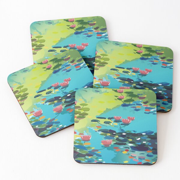 Item preview,  sunglitter and waterlillies designed and sold by funahoe.