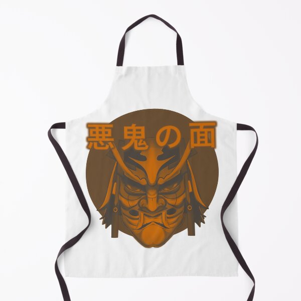 Item preview, Hannya Mask Japanese Kanji - 悪鬼の面 - Cyberpunk designed and sold by PVSKI.