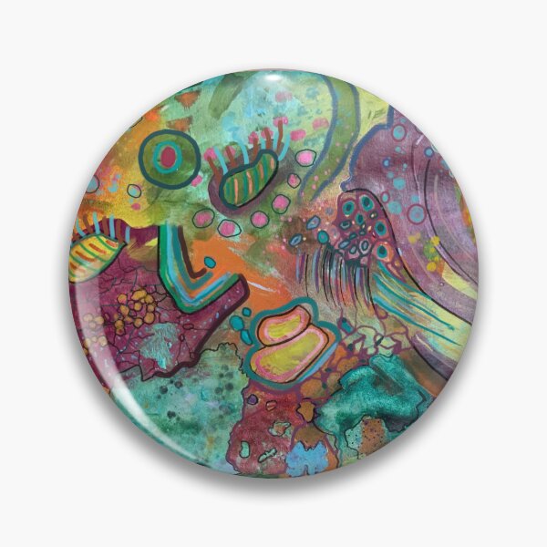 Item preview,  multicolored bohemian psychedelic pattern andromorph designed and sold by carole legeron.