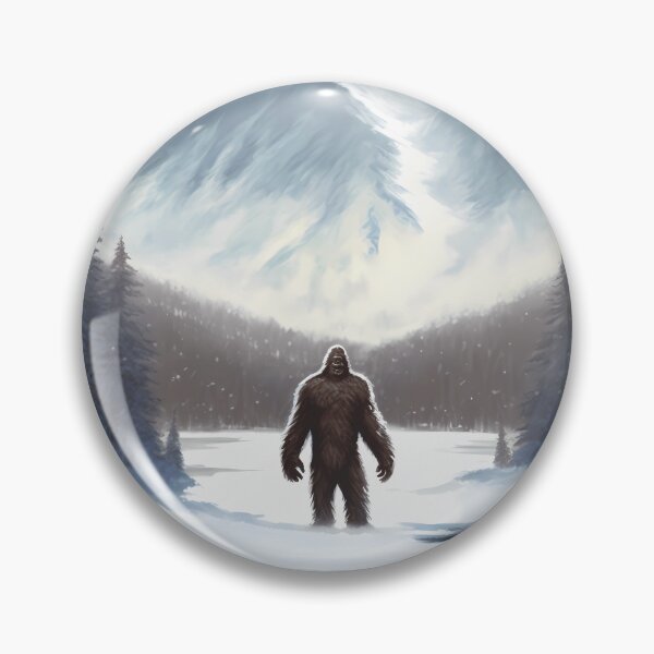 Artikelvorschau, Bigfoot im schnee mit Bergen entworfen und verkauft von PM-Artistic.