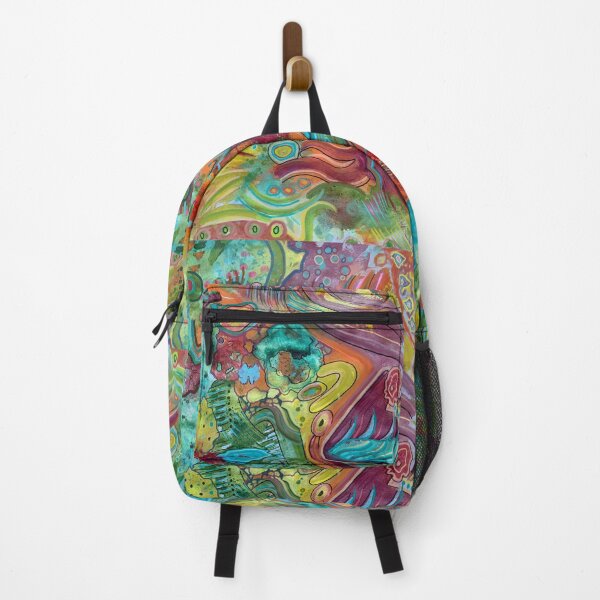 Item preview,  multicolored bohemian psychedelic pattern andromorph designed and sold by carole legeron.