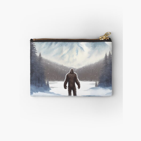 Item preview, Bigfoot in the snow with mountains designed and sold by PM-Artistic.