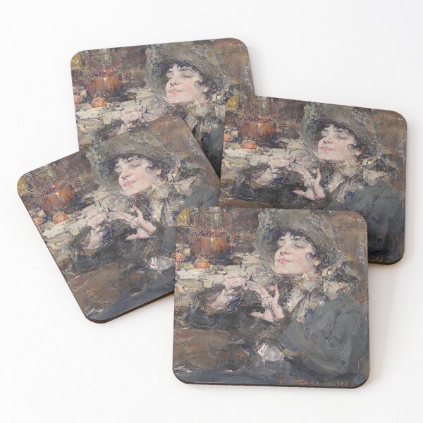 Item preview, The Manicure, Portrait of Madamoiselle Girmond by Nicolai Fechin designed and sold by RickE.