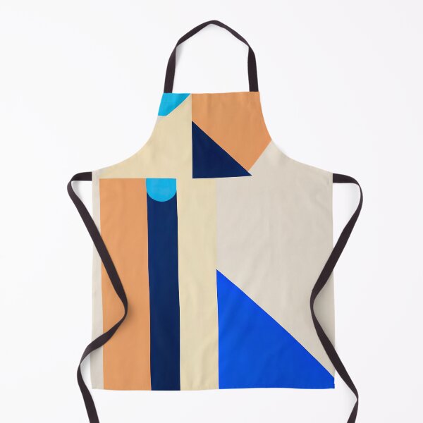 Item preview, Pastel Angles - Contemporary Abstract Art - Peach and Blue on Beige designed and sold by Inomaly Art.