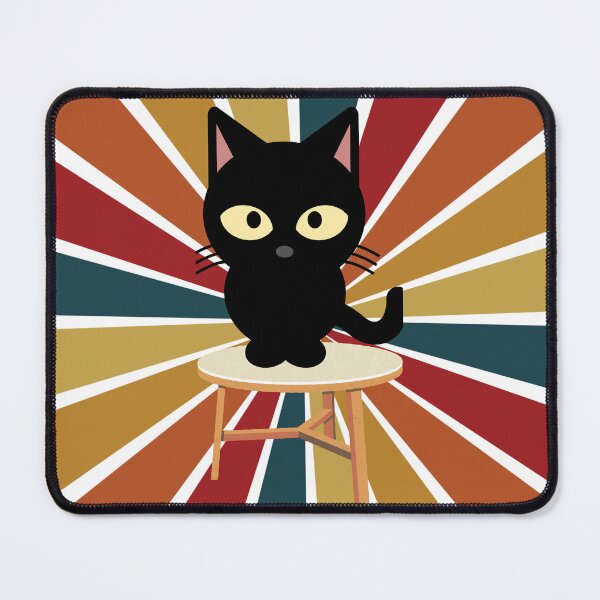 Item preview, Atomic Mid century cat,retro atomic cats,mid century black cat, designed and sold by Tamas Das.