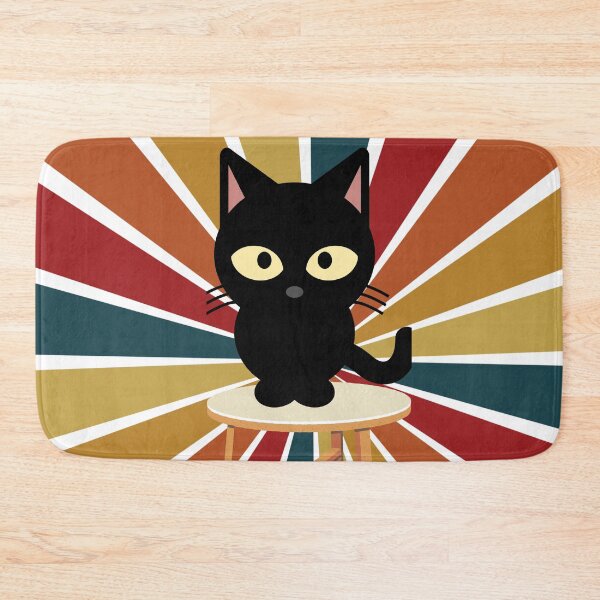 Item preview, Atomic Mid century cat,retro atomic cats,mid century black cat, designed and sold by Tamas Das.