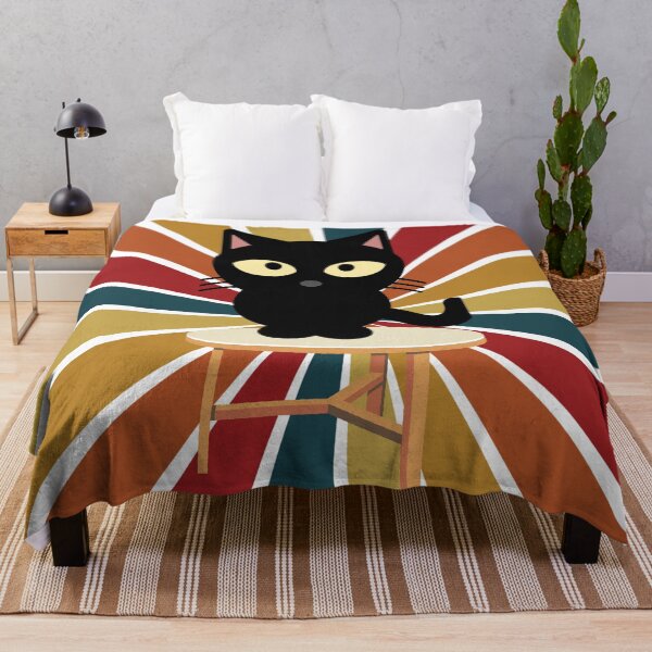 Item preview, Atomic Mid century cat,retro atomic cats,mid century black cat, designed and sold by Tamas Das.