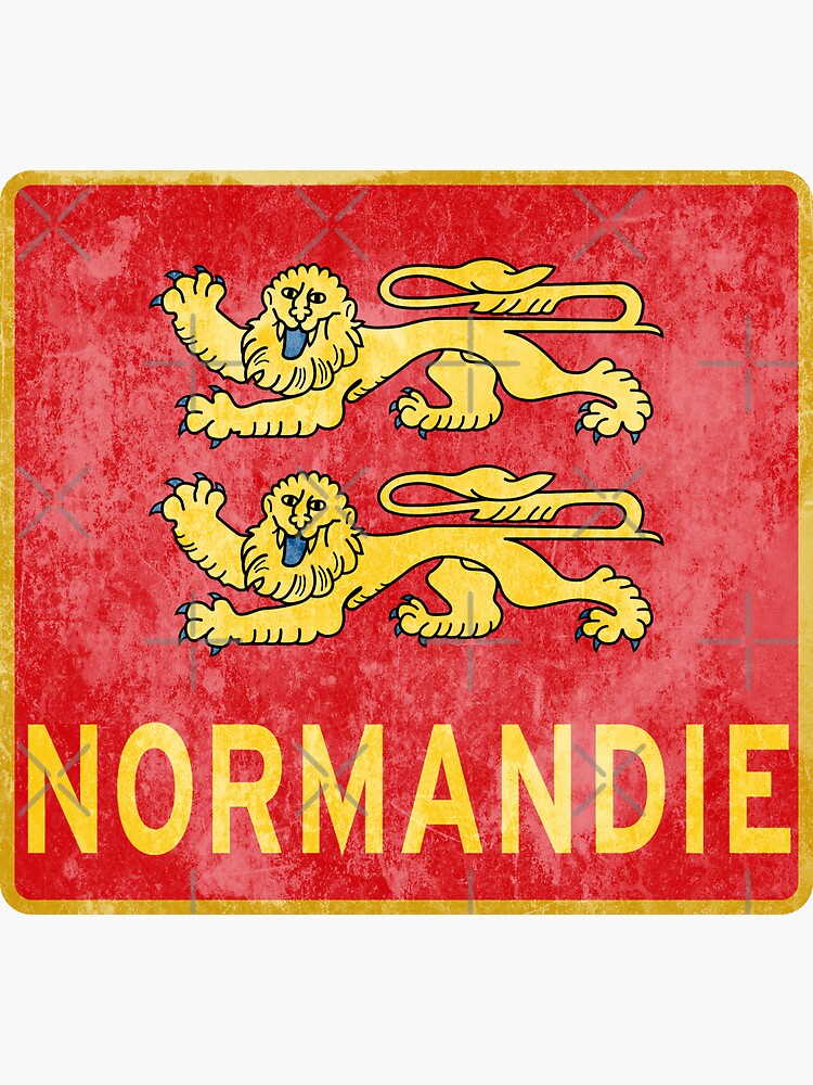 Normandy (France) Flag Rectangular Sticker