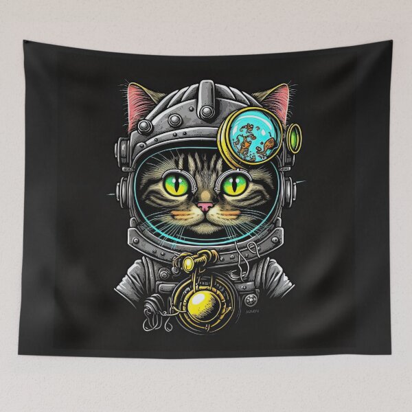 Item preview, Digital artwork of a cartoon figure on a black background designed and sold by ArtlantisSyn.