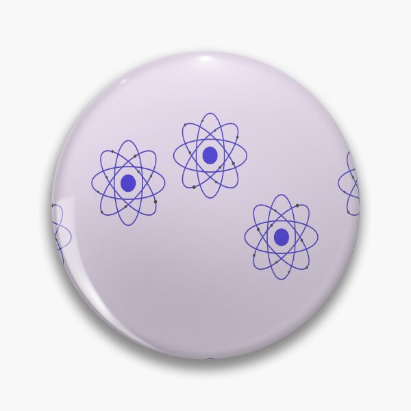 Item preview, Blue atoms on purple designed and sold by tetibright.