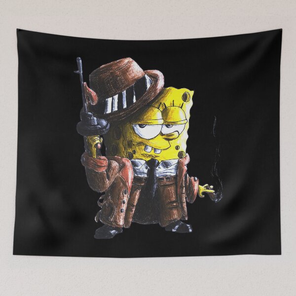 Artikelvorschau, Gangster-SpongeBob mit Waffe entworfen und verkauft von hayallcascoes.
