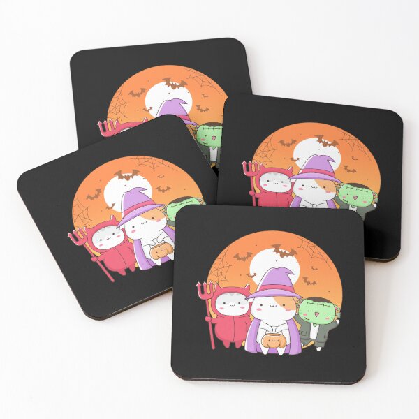 Item preview, Funny Kawaii Animals Celebrate Halloween designed and sold by prabuniard.