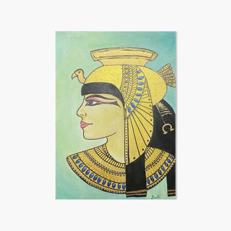 QUEEN CLEOPATRA AND PTOLEMY XIV | Art Board Print