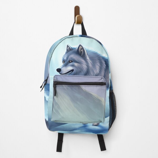 Item preview, Ice wolf in the winter landscape version 2 designed and sold by PM-Artistic.
