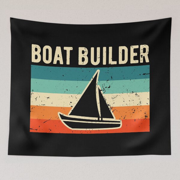 Item preview, Retro Vintage Boat Builder Boatbuilding designed and sold by NestaReign.