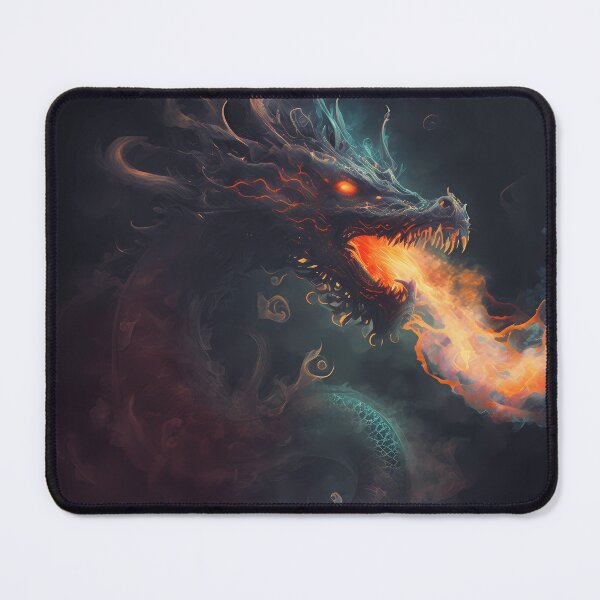 Item preview, Dark fantasy fire breathing dragon designed and sold by PM-Artistic.