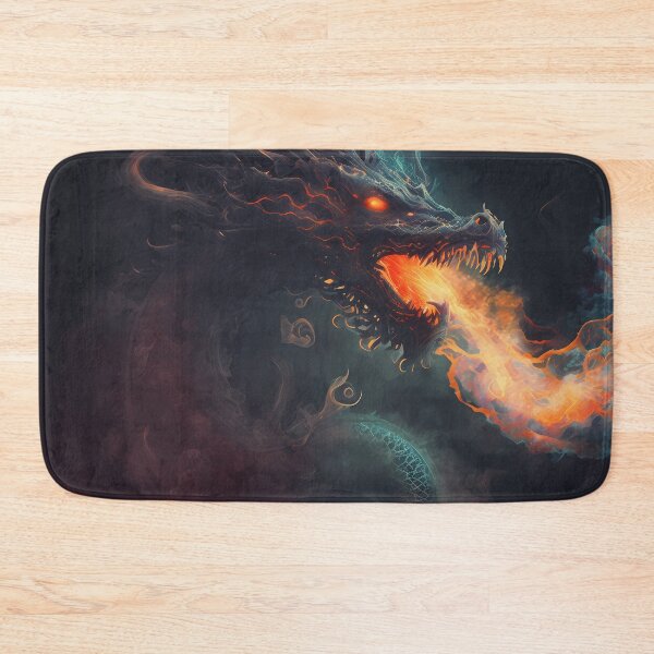 Item preview, Dark fantasy fire breathing dragon designed and sold by PM-Artistic.