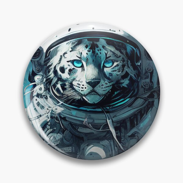 Item preview, Snow leopard as astronaut #1 designed and sold by Sureshmoksh.