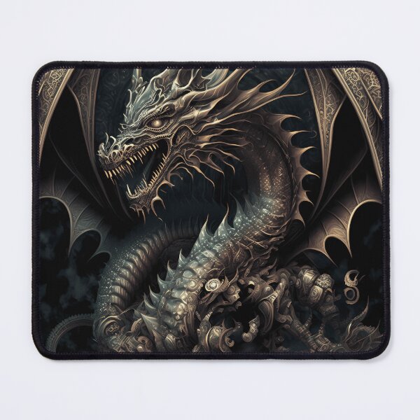 Item preview, Dark fantasy dragon cover version 1 designed and sold by PM-Artistic.