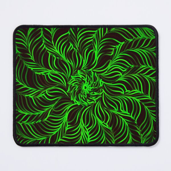 Item preview, Green abstract mandala designed and sold by zeljana0504.