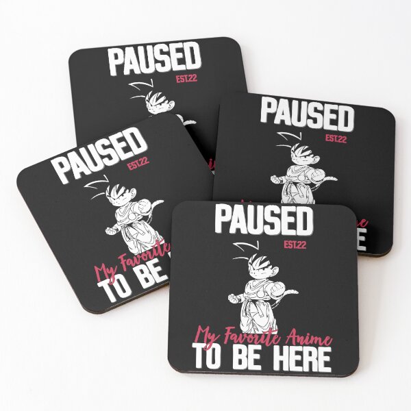 Item preview, PAUSED MY FAVORITE ANIME TO BE HERE designed and sold by GAADesignz.