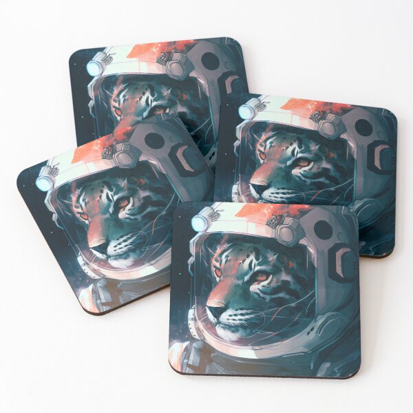 Item preview, Snow leopard as astronaut #3 designed and sold by Sureshmoksh.