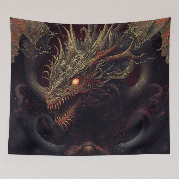 Item preview, Dark fantasy dragon cover version 3 designed and sold by PM-Artistic.