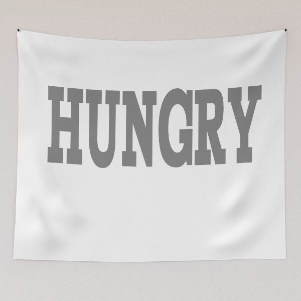 Item preview, HUNGRY designed and sold by 1MILLIONPUSHUPS.