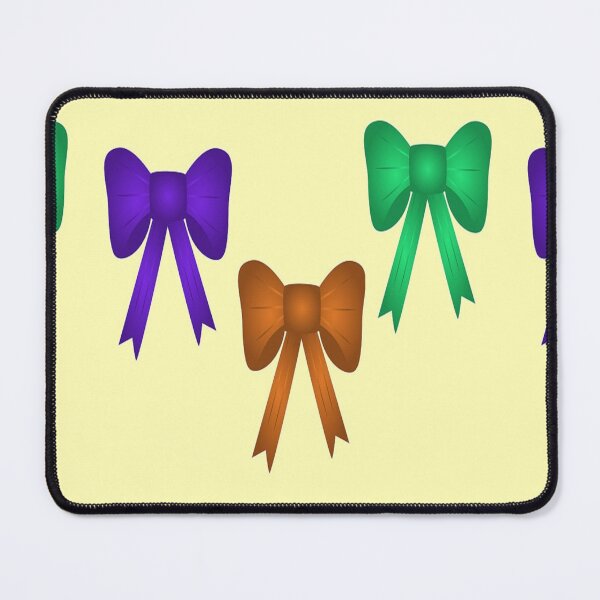 Item preview, Colorful bow ribbons on yellow designed and sold by tetibright.