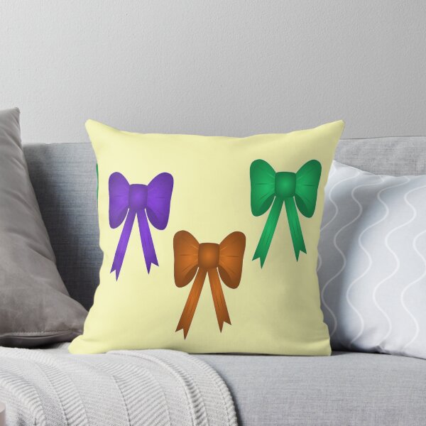 Item preview, Colorful bow ribbons on yellow designed and sold by tetibright.