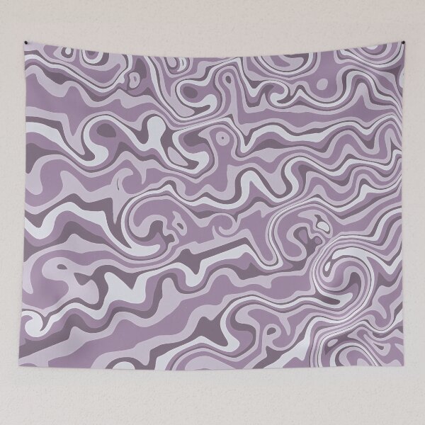 Item preview, Bumpy Lines Liquid Swirl Lines Funky Modern Abstract Art 1 of 6 designed and sold by Beachy.