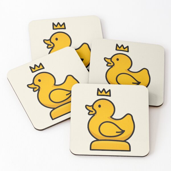 Item preview, Duck chess piece - white designed and sold by itisjakob.