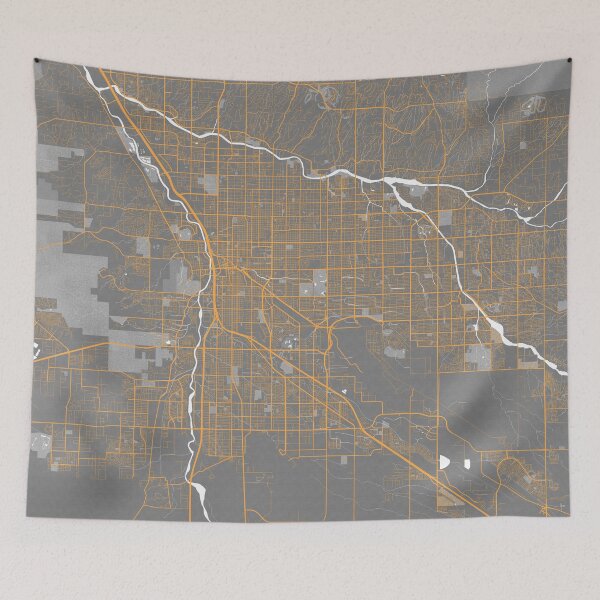 Item preview, Tucson City Map of Arizona, USA - Bauhaus designed and sold by deMAP.