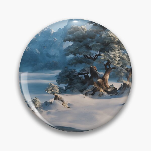 Item preview, Old Big Snowy Trees Winter Landscape designed and sold by ArtificialCraft.
