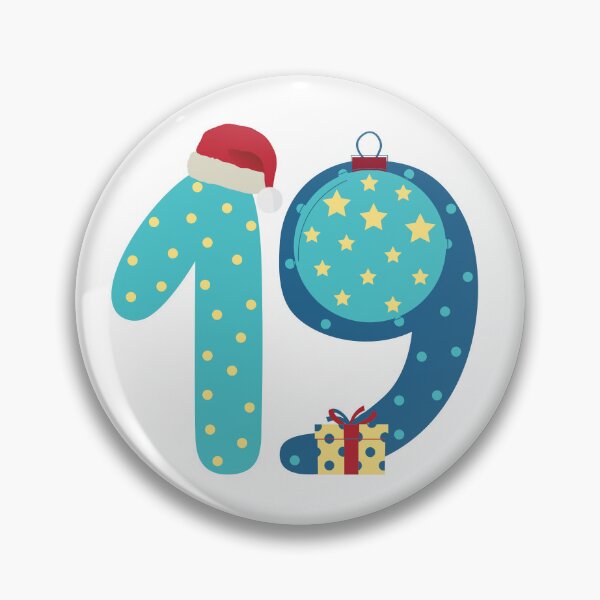 Item preview, Christmas Number 19. Advent Calendar Day Numbers designed and sold by trendingatees.