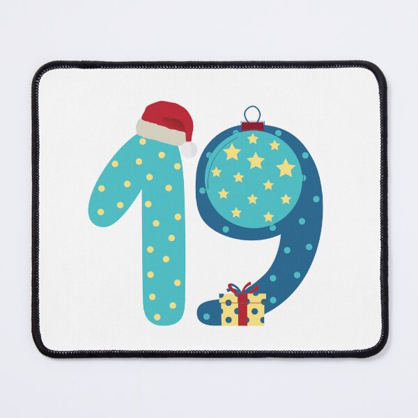 Item preview, Christmas Number 19. Advent Calendar Day Numbers designed and sold by trendingatees.