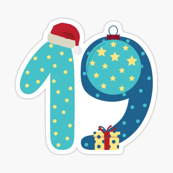 Sticker Advent Calendar Vinyl Stickers Laptop Stickers 