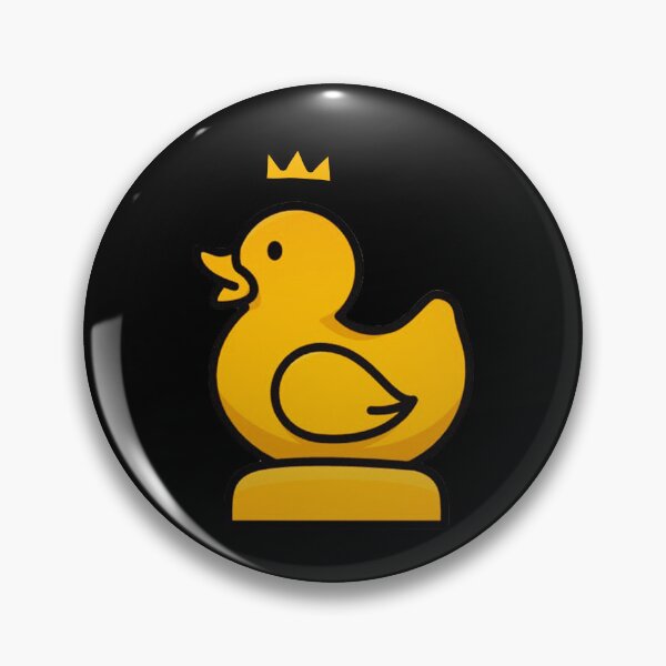 Item preview, Duck chess piece - black designed and sold by itisjakob.
