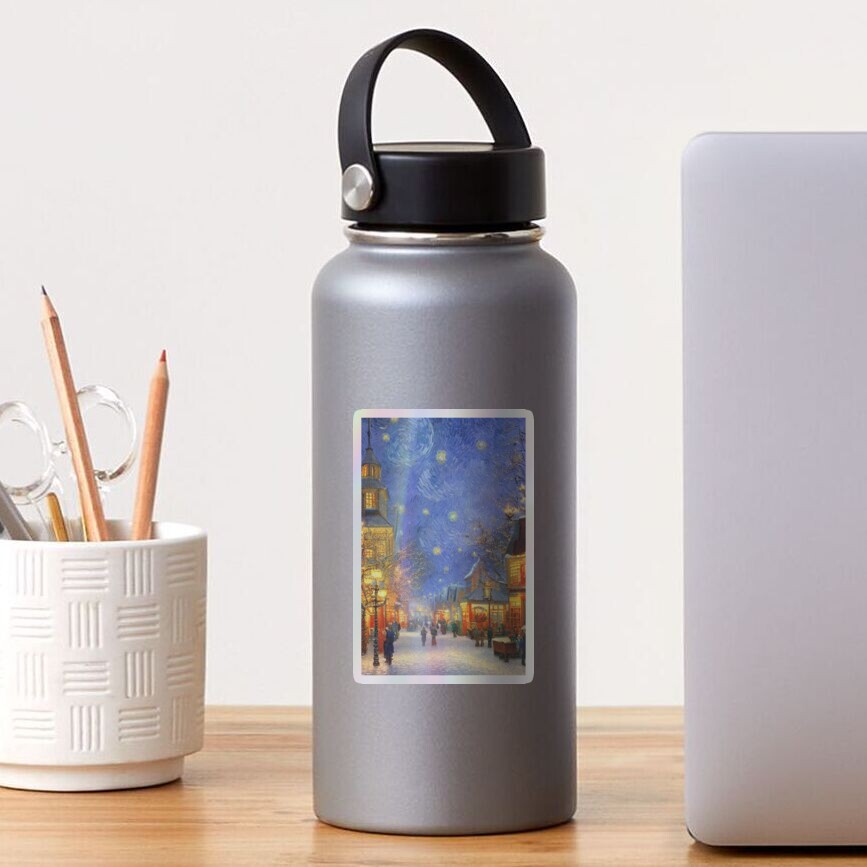 Item preview, Holographic Sticker designed and sold by HabibtiGraphics.