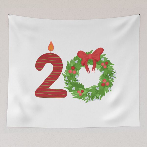 Item preview, Christmas Number 20. Advent Calendar Numbers designed and sold by trendingatees.