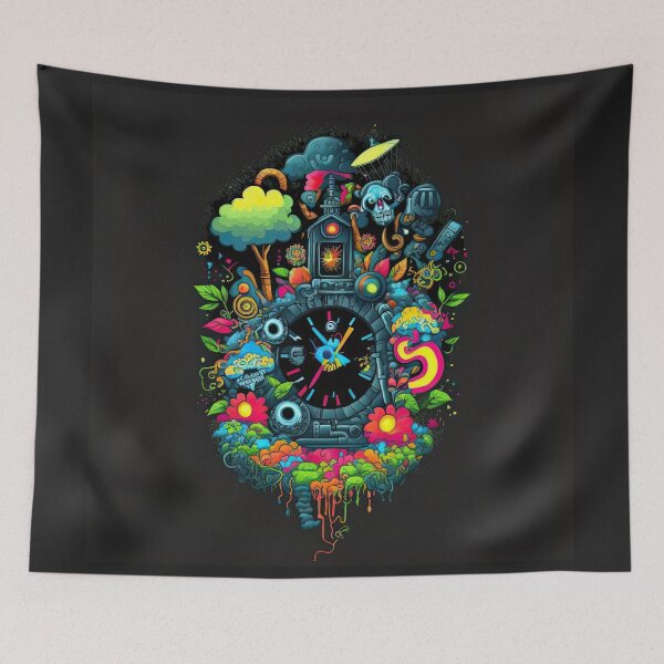 Item preview, Digital artwork of a cartoon figure on a black background designed and sold by ArtlantisSyn.
