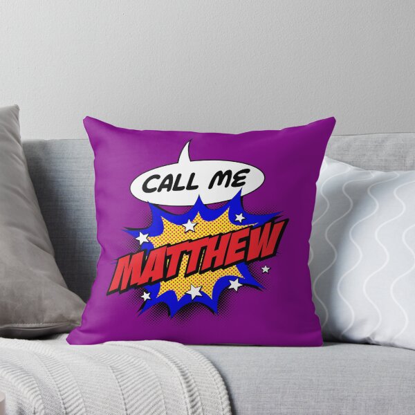 Item preview, Personalised Call Me Matthew Pop Art Comic Design designed and sold by CandOCreative.