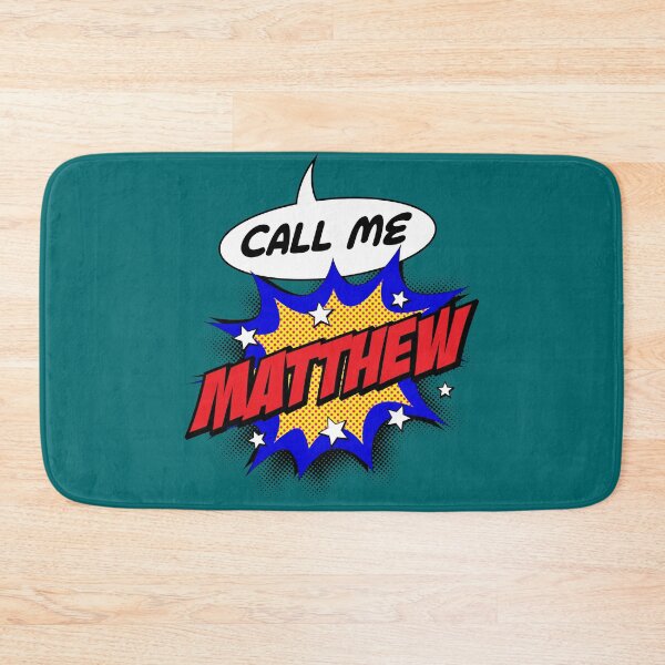 Item preview, Personalised Call Me Matthew Pop Art Comic Design designed and sold by CandOCreative.