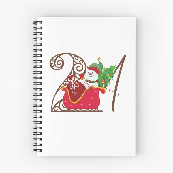 Item preview, Christmas Number 21. Beautiful Advent Calendar Numbers designed and sold by trendingatees.